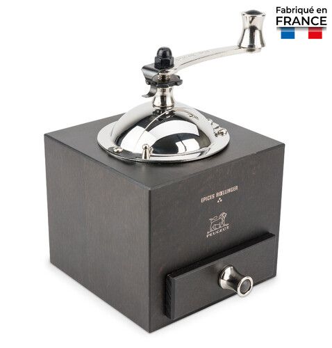 Moulin à Poivre Manuel 13 cm en Bois Chocolat LE MOULIN d'Olivier ROELLINGER