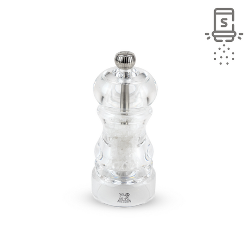 Moulin à Sel Manuel 12 cm en Acrylique Transparent NANCY