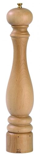 Moulin a sel reglable 6 moutures bois clair 40 cm