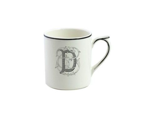 Mug Filet bleu monogramme D