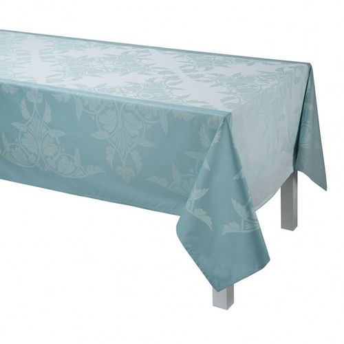 Nappe rectangulaire enduite Le Jacquard Fran&ccedil;ais 175x250 Syracuse Aqua