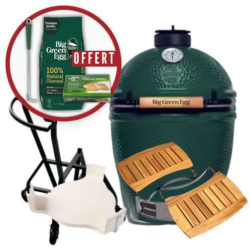 Pack LARGE avec l\'Egg Large, le chariot à roulettes, les tablettes latérales en acacia & le conveggtor