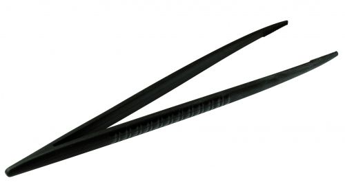 Pince de cuisine "Cinque" en silicone noir