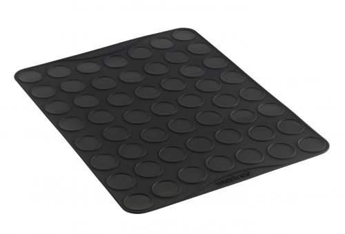 Plaque &agrave; macarons 30 x 40 cm pour 53 empreintes de &oslash; 4 cm silicone Mastrad