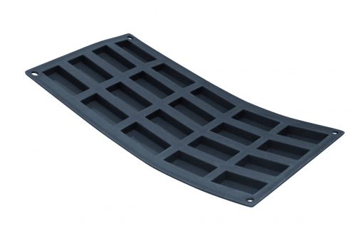 Plaque de 25 mini financiers Moul'flex noir