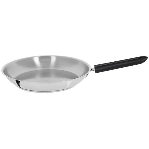 POELE 28 CM MUTINE 2 FIXE - POIGNEE BAKELITE NOIRE