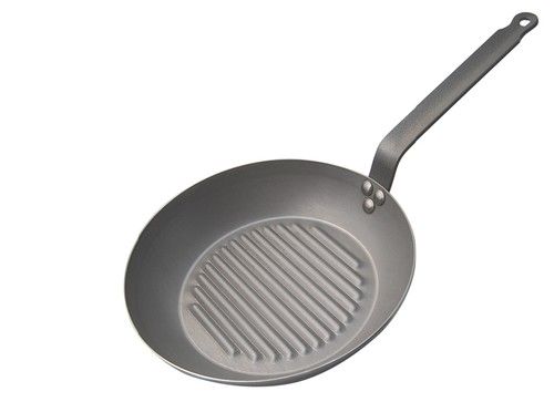 Po&ecirc;le grill ronde diam. 26 cm &agrave; queue &eacute;p. 2mm