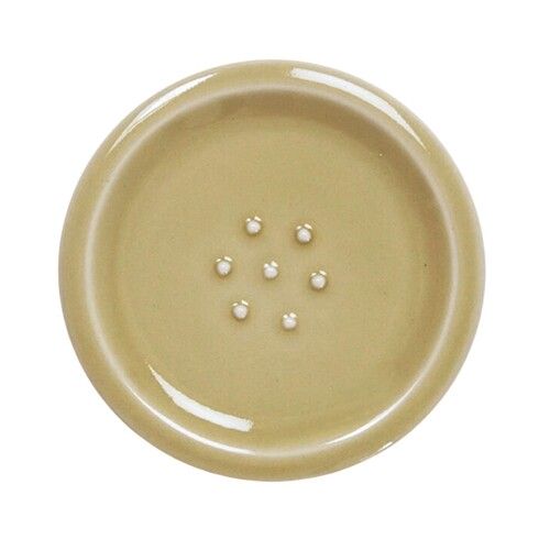 Porte savon Cantine Vert Argile Ø 12 cm/ H 0,5cm