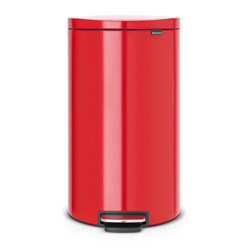 Poubelle à pédale 30L Flatback+ rouge