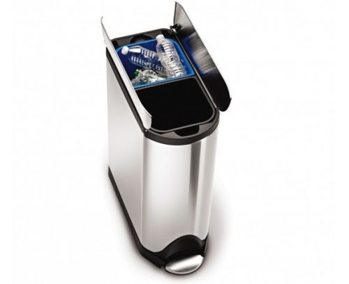 Poubelle Simple Human 2 x 19 L  tri s&eacute;lectif