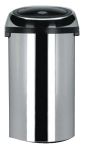 Poubelle touch bin 50 l chrome brillant