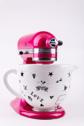 Robot Artisan sorbet framboise avec bol design by Laurent Favre-Mot