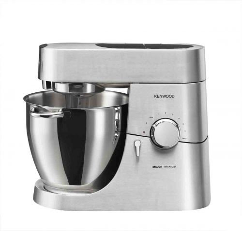 Robot Kenwood Major Titanium inox bross&eacute; 1500 W avec blender verre