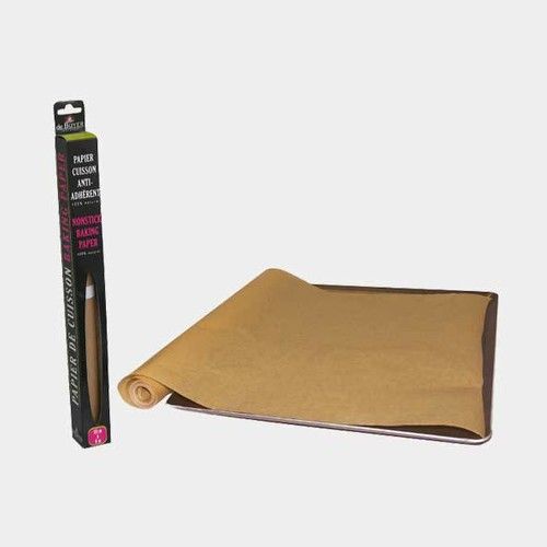 Rouleau de papier de cuisson naturel anti adhérent à découper 8m x 38 cm