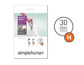 Rouleaux de 20 sacs poubelle 30 l (mod&egrave;le H)