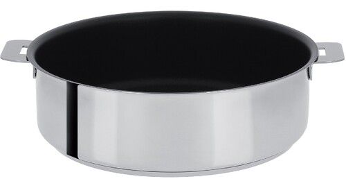 Sauteuse 28 cm Inox Anti-Adh&eacute;rent EXCELISS Mutine Amovible