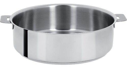 Sauteuse 32 cm inox Mutine amovible sans couvercle