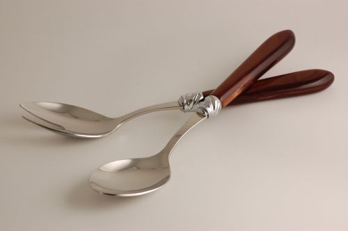 Service à salade Diana marron