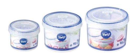 Set de 3 bo&icirc;tes rondes emboitables 150 ml+360ml+640ml - LLS131