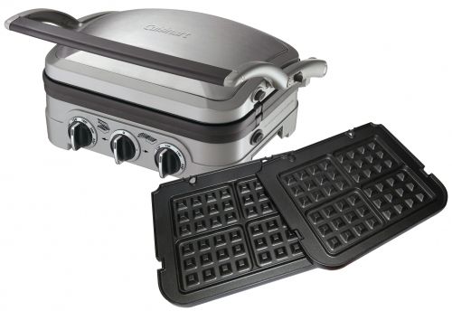 Set "Grill & Gaufre" Cuisinart (grill 6fonctions GR40E/293 091 & pl. gaufres GR0