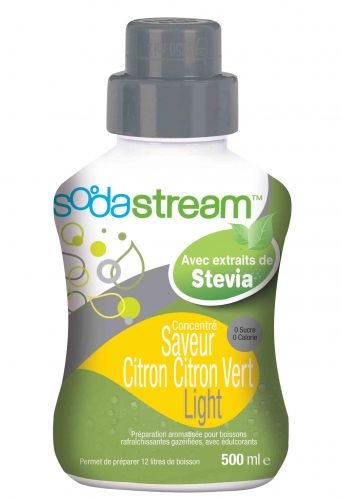 Sirop concentré citron vert light stevia 500ml