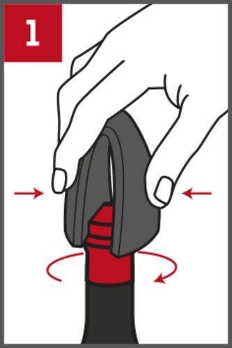 Tire-bouchon &agrave; vis sans fin avec coupe capsule Altar noir