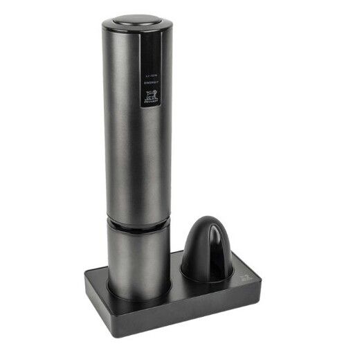 Tire-bouchon &eacute;lectrique rechargeable Elis Touch Lithium Ion 27 cm Carbone sur so