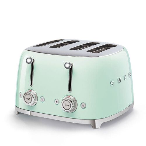 Toaster 4 tranches Vintage Années 50 Vert d'eau