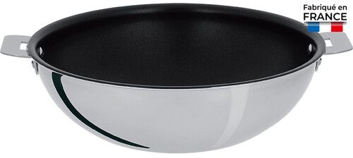 Wok 20 cm Inox Anti-Adh&eacute;rent EXCELISS Casteline Amovible
