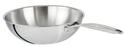 Wok 20 cm inox sans couvercle CASTEL'PRO