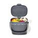 Bac à compost de cuisine gris 6,6 L