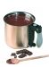 Cuiseur bain-marie a q. dble paroi ø16