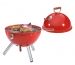 Barbecue boule rouge sur pied ø 30 cm