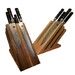Bloc à couteaux en noyer aimanté en noyer DE 6 couteaux Kasumi Damas