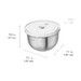 Bol sous vide ZWILLING FRESH & SAVE, M, Acier inoxydable