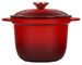 Cocotte haute EVERY en fonte émaillée Ronde 18 cm Cerise