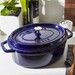 Cocotte ovale 29 cm Bleu intense