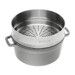 Cocotte ronde avec panier vapeur 24 cm Gris graphite