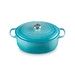 Cocotte Signature en fonte émaillée ovale 31 cm Caraïbes