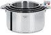 Coffret de 4 casseroles Inox 14 à 20 cm Inox CASTELINE AMOVIBLE