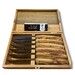 Coffret de 6 couteaux à steak Force One manche Olivier
