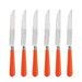 Coffret de 6 couteaux à steak NEWBRIDGE ORANGE