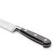 Couteau Oriental Santoku alvéolé Forgé Pro 18 cm manche noir rivets laiton
