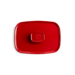 Couvercle pour plat Ultime en céramique 30x22 cm Rouge Grand Cru