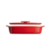Couvercle pour plat Ultime en céramique 30x22 cm Rouge Grand Cru