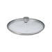 Couvercle verre 20cm - bouton inox 1826