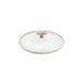 Couvercle en verre bouton bois ø 28 cm pour Collection acier minéral B Bois