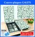 Couvre-plaques universel pierre galets 1 p