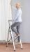 Escabeau pliable en aluminium 3 marches