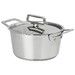 Faitout 20 cm Cristel 1826 + couvercle inox Castel pro